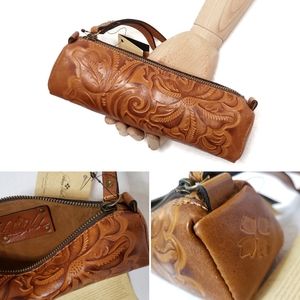 Patricia Nash Embossed Wristlet Clutch Barrel